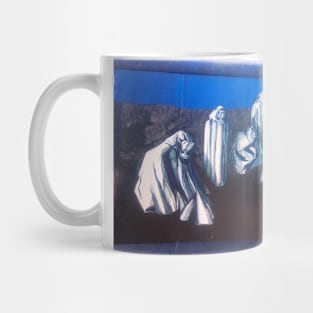 Berlin Wall Street Art Photography - Chernobyl nuclear reactor accident of 1986 - in White Mug